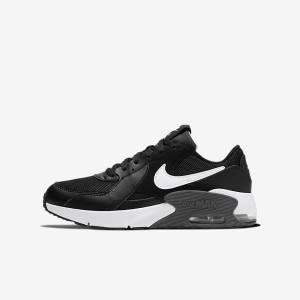 Nike Air Max Excee Older Sneakers Kinderen Zwart Donkergrijs Wit | NK897HMQ