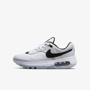 Nike Air Max Motif Older Sneakers Kinderen Wit Zwart | NK962AYI