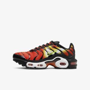 Nike Air Max Plus Older Sneakers Kinderen Oranje Goud Zwart | NK704NLC