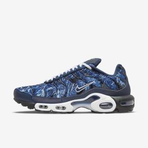 Nike Air Max Plus Sneakers Heren Donkerblauw Wit Zwart Donkerblauw | NK170RIG