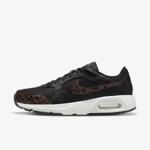 Nike Air Max SC Sneakers Dames Zwart Metal Goud Bruin | NK189REV