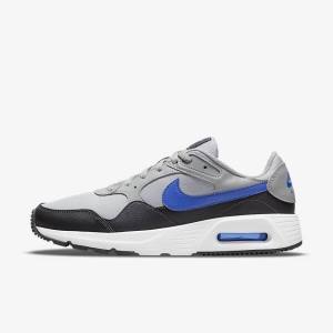 Nike Air Max SC Sneakers Heren Lichtgrijs Donkergrijs Wit Koningsblauw | NK483OWA