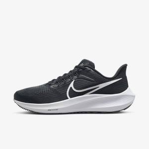 Nike Air Zoom Pegasus 39 Weg Hardloopschoenen Dames Zwart Donkergrijs Wit | NK148UJO