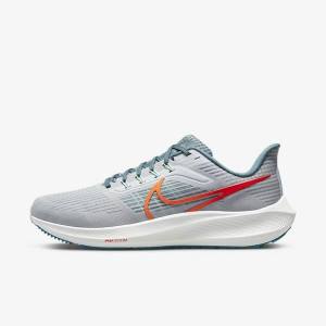 Nike Air Zoom Pegasus 39 Weg Hardloopschoenen Heren Platina Oranje | NK928FYG