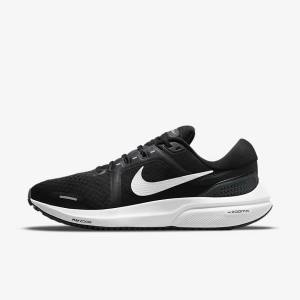 Nike Air Zoom Vomero 16 Weg Hardloopschoenen Heren Zwart Donkergrijs Wit | NK301HTQ