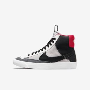 Nike Blazer Mid 77 SE Dance Older Sneakers Kinderen Wit Rood Lichtgrijs Zwart | NK723EWG