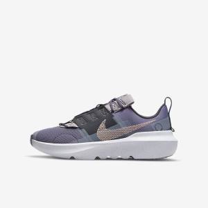 Nike Crater Impact Older Sneakers Kinderen Paars Grijs Metal Rood Bruin | NK183UOH