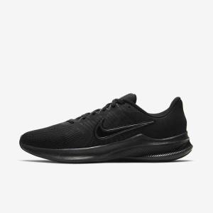 Nike Downshifter 11 Weg Hardloopschoenen Heren Zwart Lichtgrijs Donkergrijs | NK697XLO