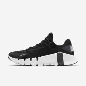 Nike Free Metcon 4 Fitness Schoenen Heren Zwart Grijs | NK837YPB