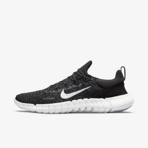 Nike Free Run 5.0 Weg Hardloopschoenen Heren Zwart | NK019ELK