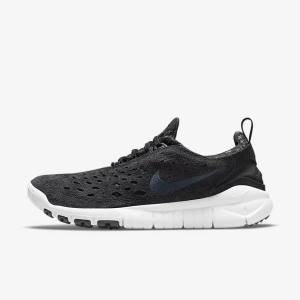 Nike Free Run Trail Sneakers Heren Zwart Wit Donkergrijs | NK268TXE