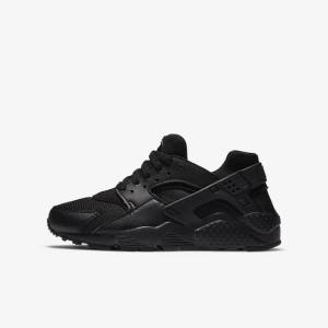 Nike Huarache Run Older Sneakers Kinderen Zwart | NK421RCT