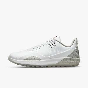 Nike Jordan ADG 3 Golfschoenen Heren Wit Grijs Zwart | NK379XAO