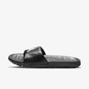 Nike Jordan Break Badslippers Heren Zwart Wit | NK670UVP