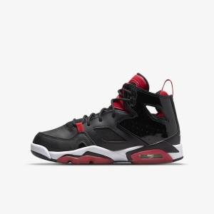 Nike Jordan Flight Club 91 Older Sneakers Kinderen Zwart Rood Wit | NK460XDE