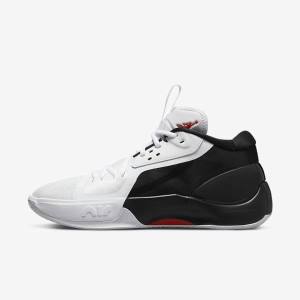 Nike Jordan Zoom Separate Basketbalschoenen Heren Zwart Wit Rood | NK982FXR