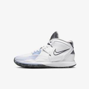 Nike Kyrie Infinity Older Basketbalschoenen Kinderen Wit Lichtblauw Grijs | NK965PWG