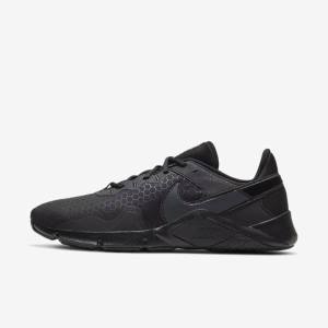 Nike Legend Essential 2 Fitness Schoenen Heren Zwart Donkergrijs | NK802GKF