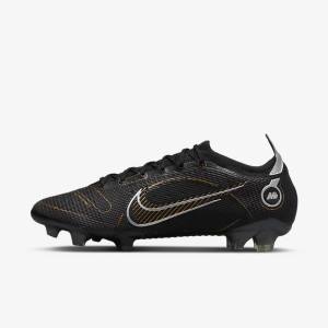 Nike Mercurial Vapor 14 Elite FG Firm-Grounds Voetbalschoenen Dames Zwart Metal Zilver Grijs Metal Goud | NK716UIZ