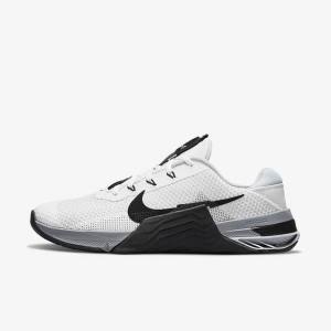 Nike Metcon 7 Fitness Schoenen Dames Wit Grijs Platina Zwart | NK452JBG