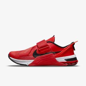 Nike Metcon 7 FlyEase Fitness Schoenen Heren Rood Wit Zwart | NK317BZO