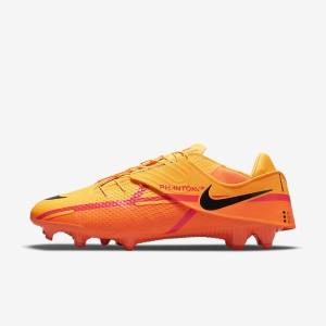 Nike Phantom GT2 Academy FlyEase MG Multi-Grounds Voetbalschoenen Dames Oranje Lichtrood Zwart | NK260SXF