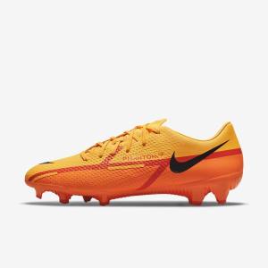 Nike Phantom GT2 Academy MG Multi-Ground Voetbalschoenen Heren Oranje Lichtrood Zwart | NK170AJG