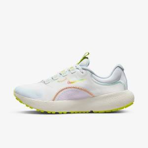 Nike React Escape Run Weg Hardloopschoenen Dames Wit Groen Gekleurd | NK578EPW