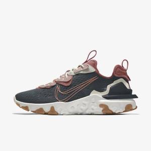 Nike React Vision By You Custom Lifestyle Sneakers Dames Gekleurd | NK875SKV