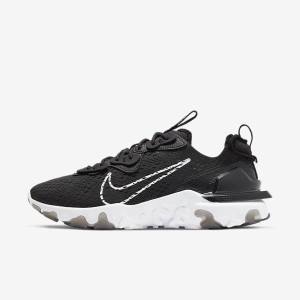 Nike React Vision Sneakers Heren Zwart Wit | NK690ECX