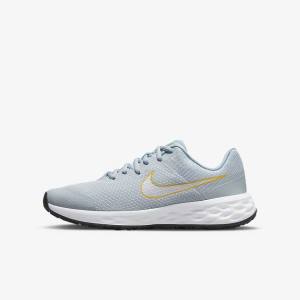 Nike Revolution 6 Older Weg Hardloopschoenen Kinderen Blauw Gekleurd | NK519XUA