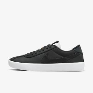 Nike SB Bruin React Skateschoenen Dames Donkergrijs Wit Zwart | NK039PIM