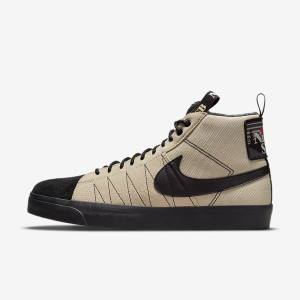 Nike SB Zoom Blazer Mid Premium Sneakers Heren Oranje Zwart | NK384BGE