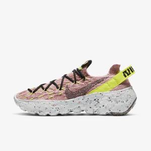 Nike Space Hippie 04 Sneakers Dames Citroen Lichtroze Zwart | NK145RHO