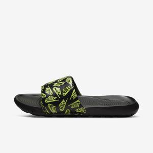 Nike Victori One Printed Badslippers Heren Zwart | NK513QCT