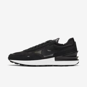 Nike Waffle One Sneakers Heren Zwart Wit Oranje Zwart | NK503VZR