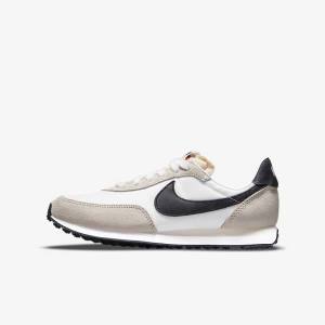 Nike Waffle Trainer 2 Older Sneakers Kinderen Wit Zwart | NK678CAS