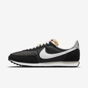 Nike Waffle Trainer 2 Sneakers Heren Zwart Oranje Wit | NK124HJN