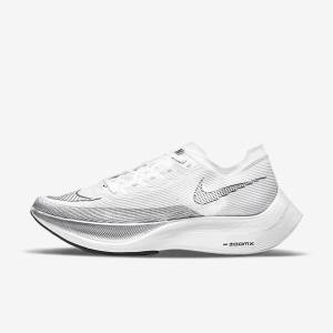 Nike ZoomX Vaporfly Next% 2 Weg Race Hardloopschoenen Heren Zwart Metal Goud Wit | NK324JNX