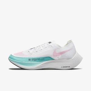 Nike ZoomX Vaporfly Next% 2 Weg Race Hardloopschoenen Heren Groen Blauw Wit Zwart | NK647JRK